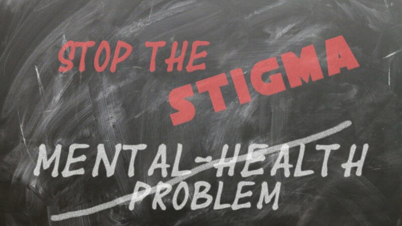 Kreidebild Stop the stigma